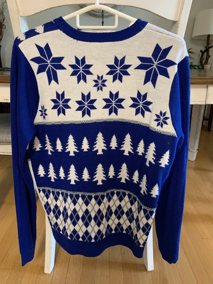 Toronto Maple Leafs NHL Forever Collectibles Christmas Sweater Size L Foto 2 de 3