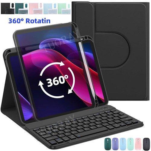 Étui clavier Bluetooth pour iPad 7/8/9/10e génération Air 5 4 Pro 11 avec souris - Photo 1/59