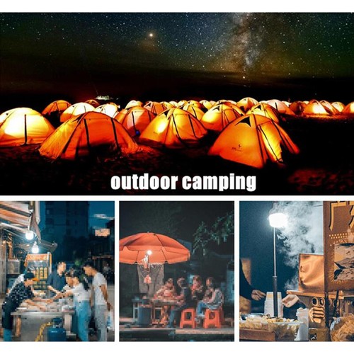 Camping Light Lantern LED USB Rechargeable Outdoor Tent Lamp Night Light Bulb US - Picture 11 of 17