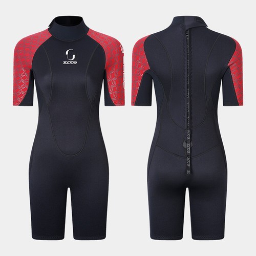 XS-4XL Unisex Swim Couple Diving Wet Suit Shorty Surfing Wetsuit 3mm Neoprene - Picture 12 of 16