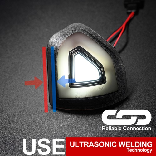 Luces de estacionamiento con señal de giro LED de espejo lateral DRL para 19-23 Ram 1500 2500 4 pines - Imagen 5 de 11