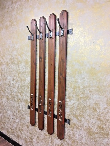 Voglauer Wandgarderobe Braun Antik Anno 1700 Massiv Vintage Handbemalt Rustikal - Bild 3 von 5