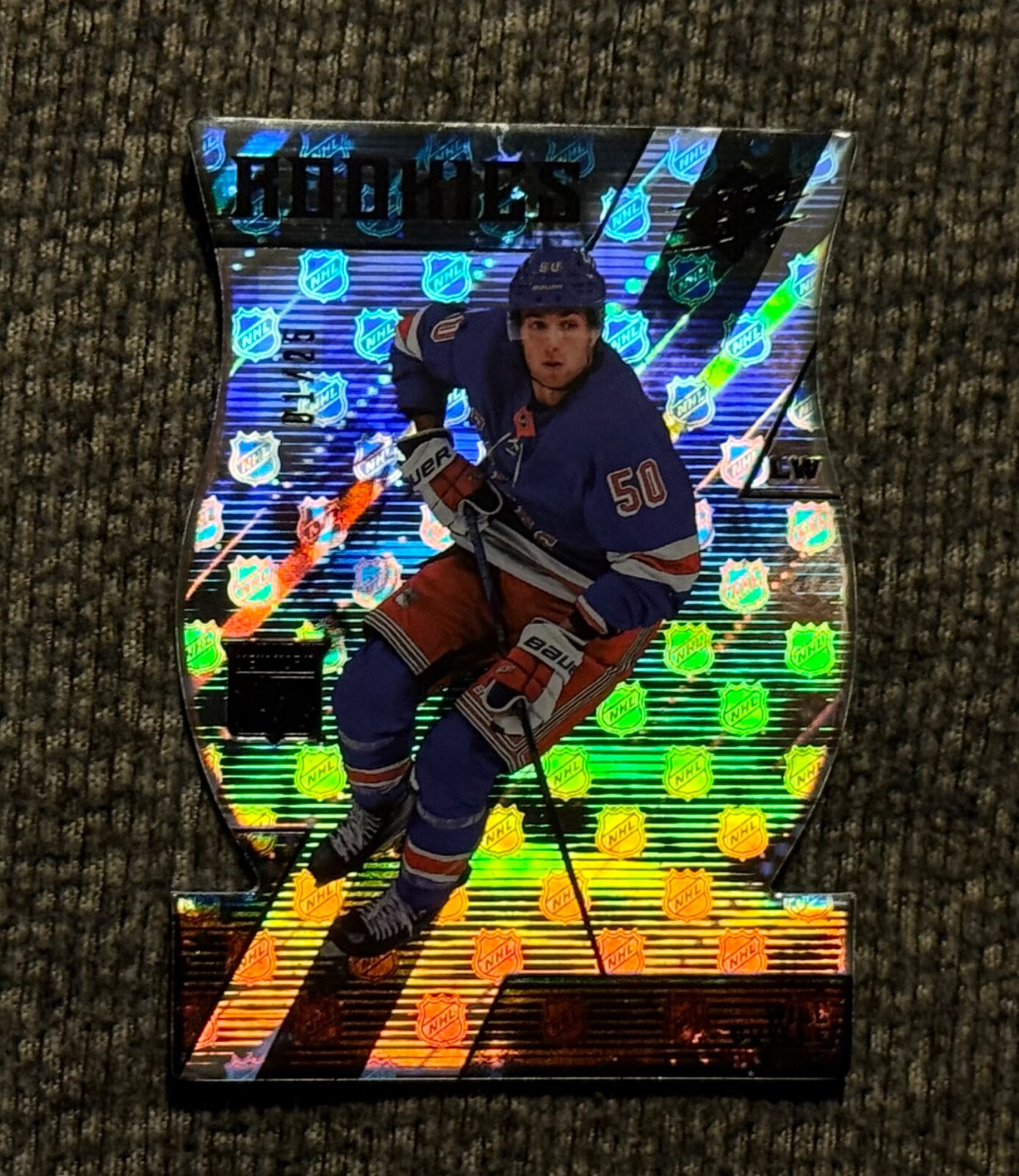 2023-24 Upper Deck SPX #108 Will Cuylle Rookie NHL Shield Parallel RC 01/25