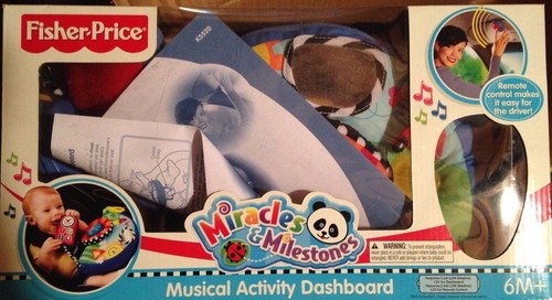 Fisher-Price musikalische Aktivität Armaturenbrett Baby Spielzeug 6 Monate + Wunder & Meilenstein - Bild 4 von 4