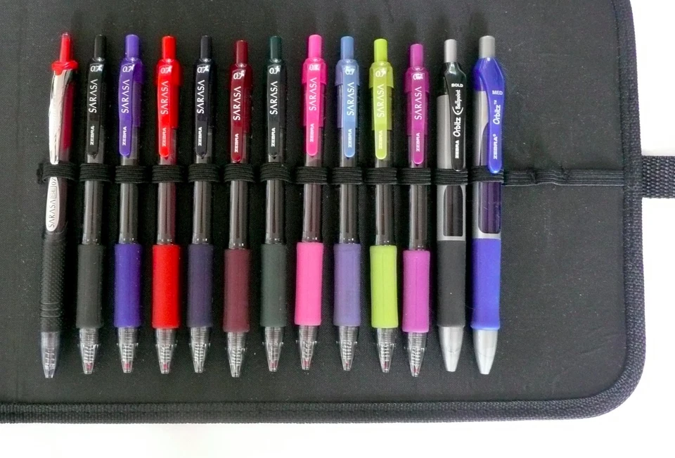 ZEBRA ручки и карандаши разнообразие упаковка с чехлом 28 всего ручки/карандаши новый  - Изображение 3 из 4