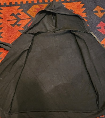 NEW Unbranded XL Women's Black Hoodie With Rainbow Stripes & Gold Zip Close. - Picture 15 of 17