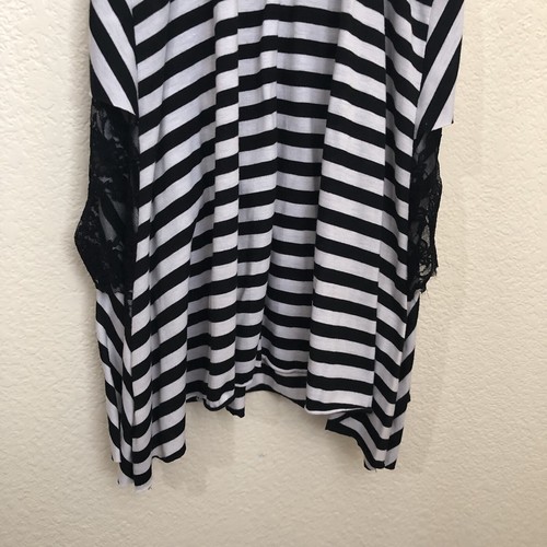 JUJU & B Womens Medium Tiered Layered Mixed Media Racerback Sleeveless Top NWOT - Picture 10 of 13