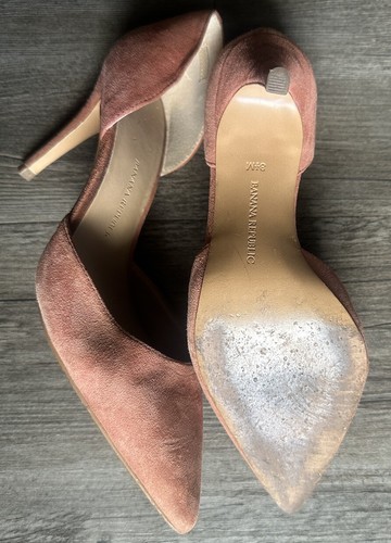 Banana Republic Alicia D’Orsay Pink Pumps,size 8.5 M - Elegant Light Pink Heels - Picture 11 of 14