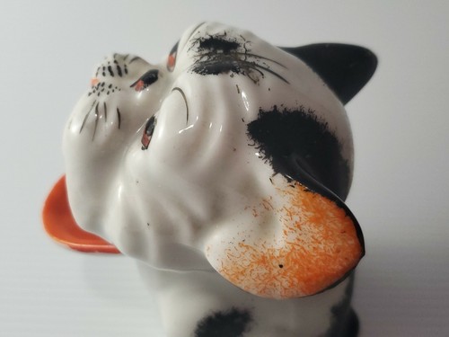 ANTIQUE DOG BIG MOUTH ASHTRAY CIGAR REST HOLDER MADE IN JAPAN - Picture 4 of 11