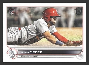 2022 Topps #506 Juan Yepez RC VINTAGE STOCK  /99 Rookie St. Louis Cardinals