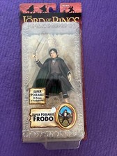 ToyBiz The Lord of the Rings The Two Towers Super Poseable Frodo Action Figure