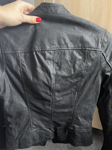 New Look Women’s Leather Jacket Size 8 RRP £80 - Picture 8 of 12