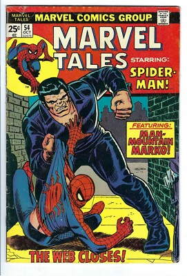 MARVEL TALES #54 VG/FN Amazing Spider-Man Man-Mountain Marko