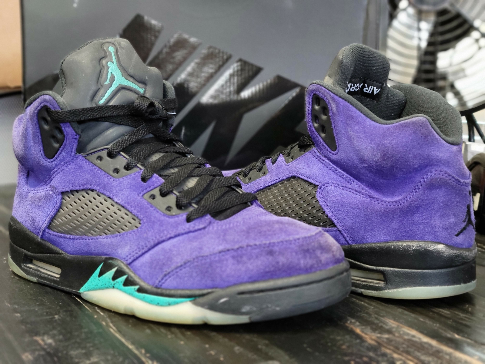Jordan 5 Grape On Feet