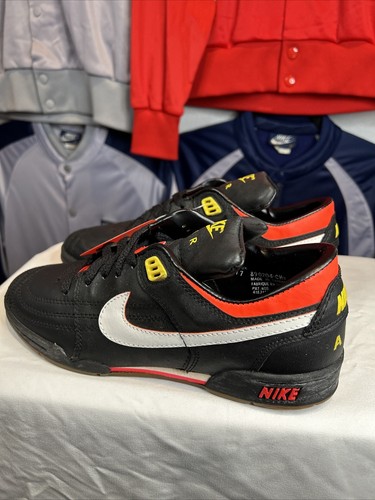 VTG 1989 Nike Soccer Shoes Air Attack Speed W/OG Box Sz 8 Strike Force 80s 90s - Picture 7 of 24