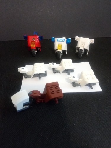 Lego Street Motorcycles Scooters Bikes Parts Wheels Seven Sets - Picture 7 of 9