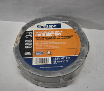 ShurTape Performance Grade Cloth Duct Tape High Adhesion PC609 1.88'' x 60.1yd