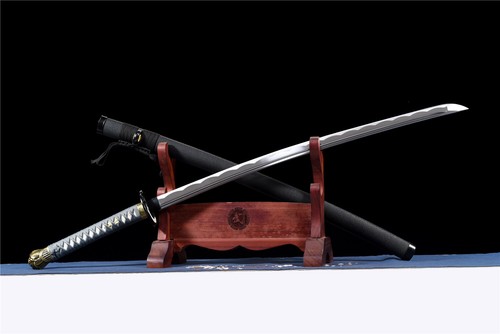 Anime Japanese Sword Katana Carbon Steel Sharp Blade EldenRing Full Tang #1296 - Picture 11 of 12