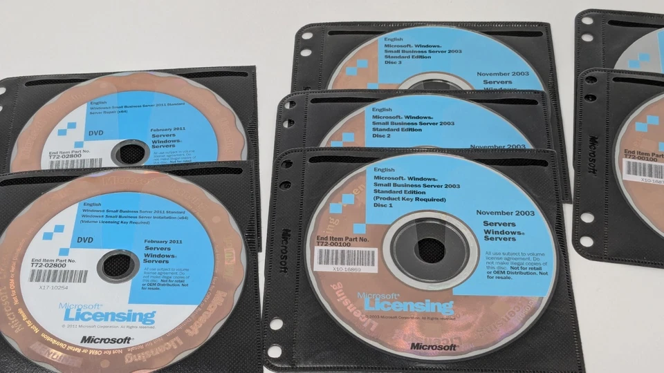 LOT Microsoft Licensing Windows Server 2003 Disc & Keys - READ DESCRIPTION - Image 2 of 4