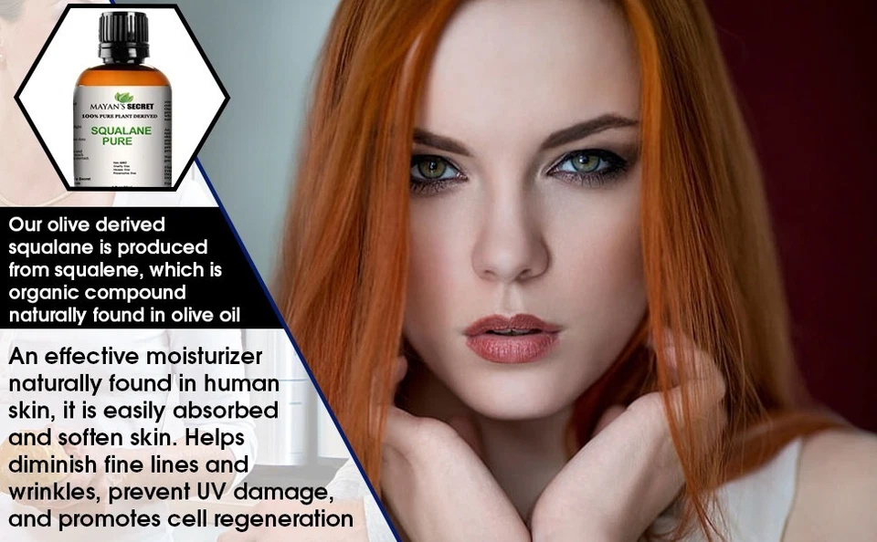  Squalane Oil - 1oz - Imported From Italy - Natural Anti Aging  - Image 3 of 4