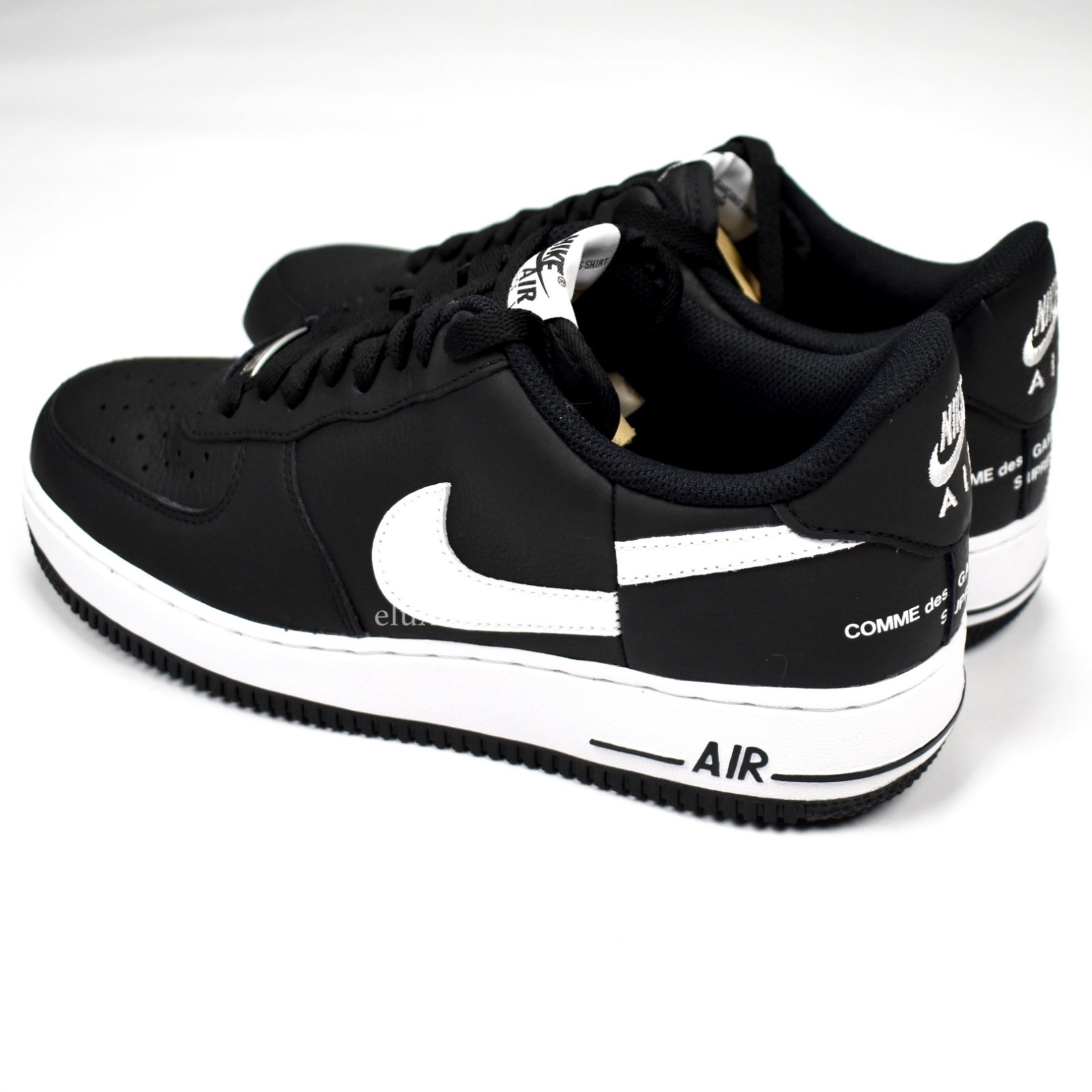 NWT Supreme Comme des des des Garcons Nike Air Force 1 CDG Black Split Logo 9 AUTHENTIC 0e32a6 NWT Supreme Comme des des des Garcons Nike Air Force 1 CDG Black Split Logo 9 AUTHENTIC 0e32a6
