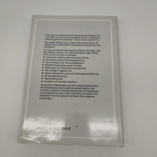 Buch: Verkaufskurs für das Handwerk - Hias Oechsler, gebunden (Vertrieb) - Bild 2 von 3