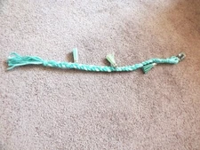 Handmade Dread Locks Fairy Braids Hair Clip Teals Green Charms One of a Kind