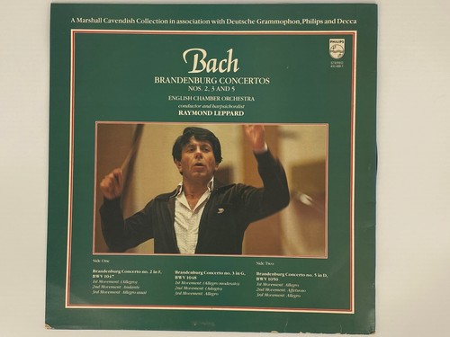Leppard - ECO / Bach - Brandenburg Concertos 2, 3 & 5 / Holland 410 499-1 - Picture 2 of 6