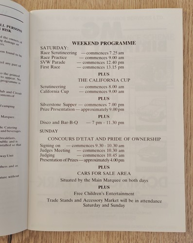 Silverstone Circuit Rennprogramme 1948 bis 1999 - F1, F5000, F2, F3, BTCC, GT's - Bild 200 von 264