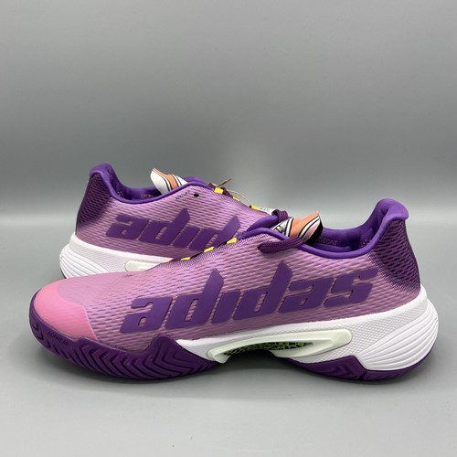 Adidas Barricade Tennis Shoes Pink Purple Court Trainers UK 4 EU 36.5 NEW GZ0692 - Picture 2 of 7