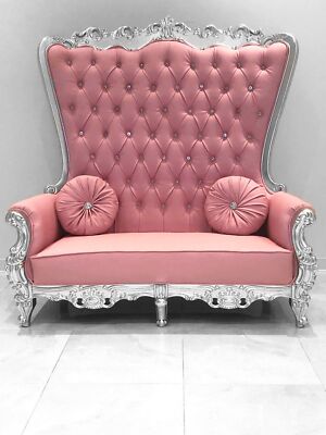 High Back Throne Chair Antique Style Frame Only Solid Wood Frame Feature High Back Throne Chair Antique Style Frame Only Solid Wood Frame Feature