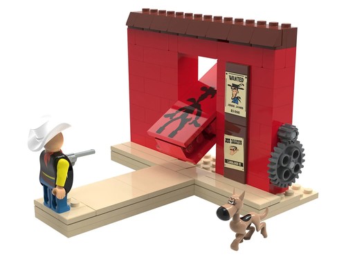 Playtive Lucky Luke Schneller Als Sein Schatten 122 Teile Baustein Western Figur - Bild 2 von 3