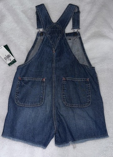 Girl's Ralph Lauren Polo Country Denim Shortall Overall Size 8 - Picture 4 of 4