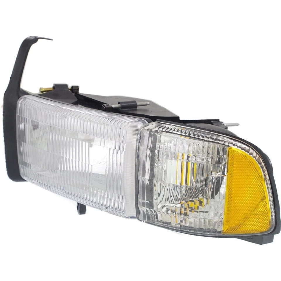 Left Fits 1994-2002 Dodge Ram 1500 5.9L Head Lamp Assembly 55076749AD 55076749AO - Image 2 of 4