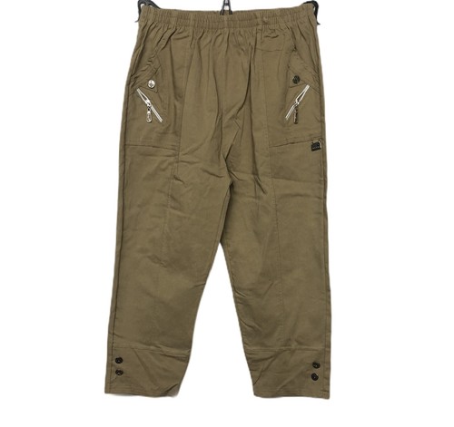 New Ladies Cropped Three Quarter Capri Trouser Cotton Stretchy Summer Casual - Picture 8 of 56