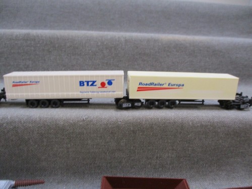 Roco scala N vari carri merci set 7 pezzi vagoni container e altri senza scatola originale Y702 - Foto 6 di 11