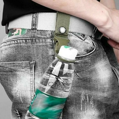Hangable Portable Water Bottle Buckle Clips Set of 3 Hiking Camping Backpack NWT - Picture 7 of 7
