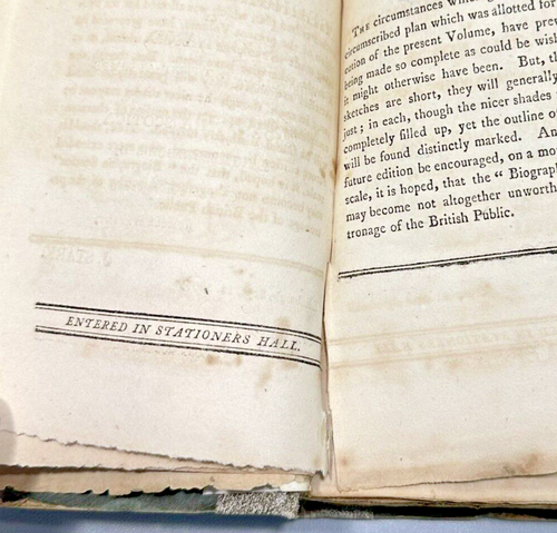 Biographia Scotica Or Scottish Biographical Dictionary 1805 by J Stark Original - Afbeelding 8 van 20