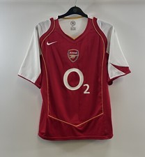 Arsenal Home Football Shirt 2004/05 Adults Medium Nike B662