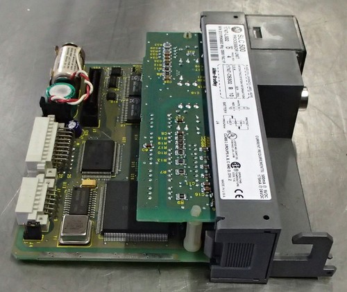 Allen Bradley 1747-L532 SLC 500 Ser. D Rev. 4 1747-OS302 Ser. B FRN 10 Used Cut  - Picture 8 of 9