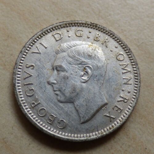 George VI Sixpence 6D Silber/ Cupro-Nickel Münzen Wählen Sie Ihr Datum 1937-1952 - Bild 103 von 273