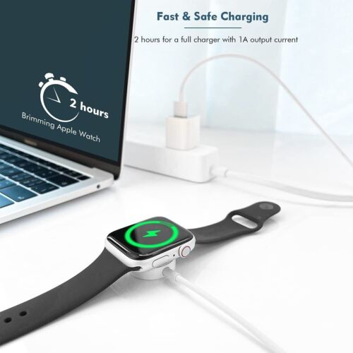 Watch Charger for Apple Watch Series 6 7 8 SE 5 4 3 2 USB A Charging Cable UK - Picture 4 of 6