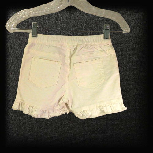 Girl’s Denim Shorts Size 6 NEW white Cut-Off Cotton 365 Kids From Garanimals - Picture 6 of 12
