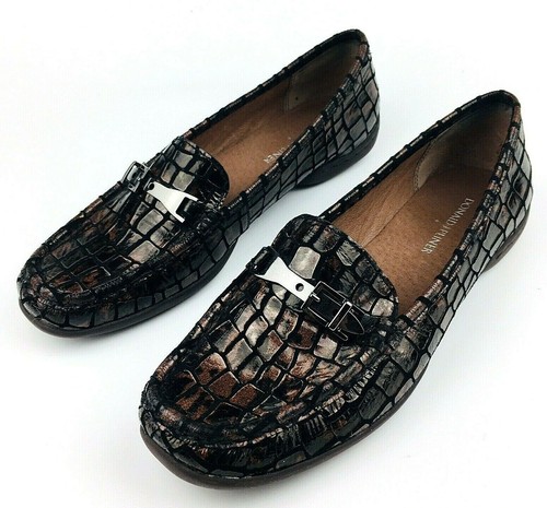 DONALD J PLINER 'Vutra' Faux Croc Exotic Luxury Loafer | Walking | Women’s US 8 - Picture 2 of 9