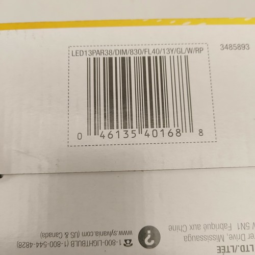 2 SYLVANIA Verre LED Light Bulb Blanc 100W 40° FAISCEAU LARGE - Picture 3 of 3