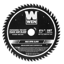 6.5 In. 56-Tooth Carbide-Tipped Thin-Kerf Professional ATAFR Track Saw Blade wit