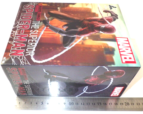 MARVEL COMICS SEGA Luminasta Superior Spider-Man Figure from Japan Rare New - Picture 14 of 20