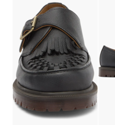 DR. MARTENS Ramsey Kiltie WOVEN Buckle Monk Loafer Creepers MSRP