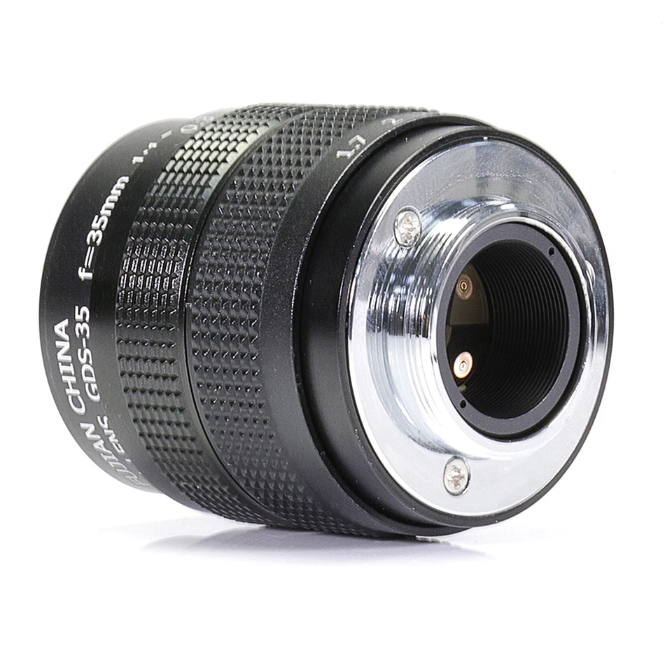 Fujian 35mm f/1.7 CCTV cine lens for M4/3 / MFT Mount Camera & Adapter bundle ne - Image 4 of 4