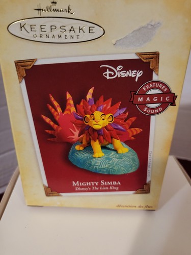 Hallmark 2005 Mighty Simba Disney The Lion King Magic Christmas Ornament - Picture 1 of 6